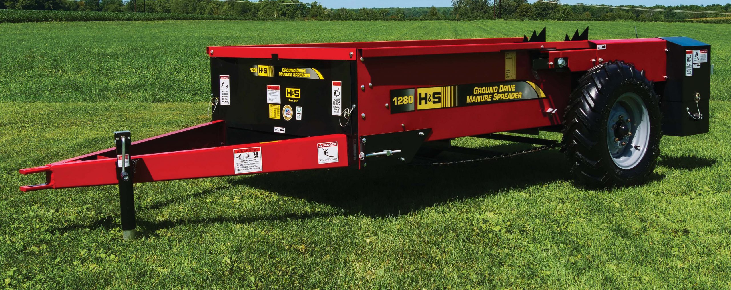 H&S 1280 ground drive manure spreader product