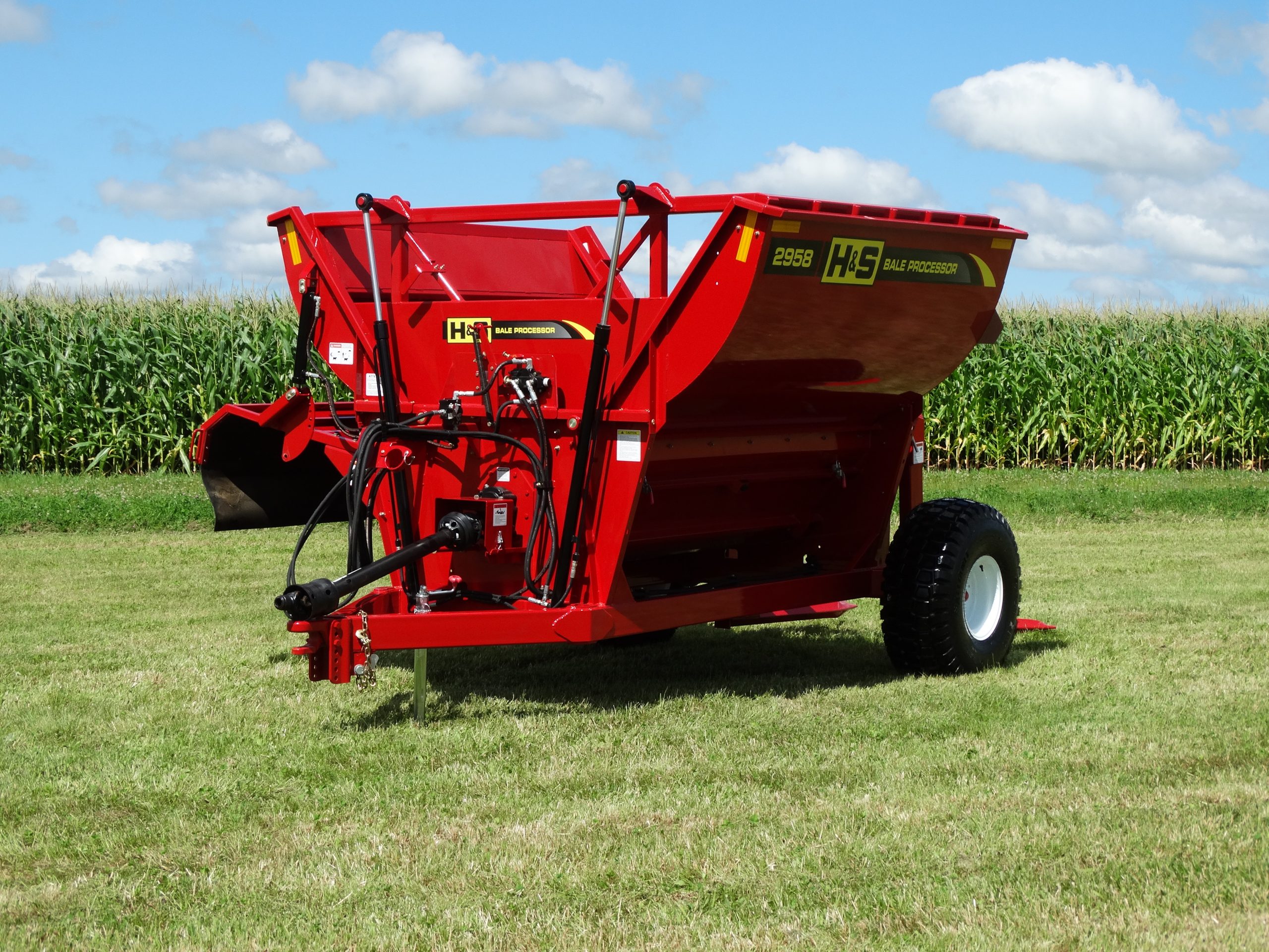 H&S 2958 bale processor product