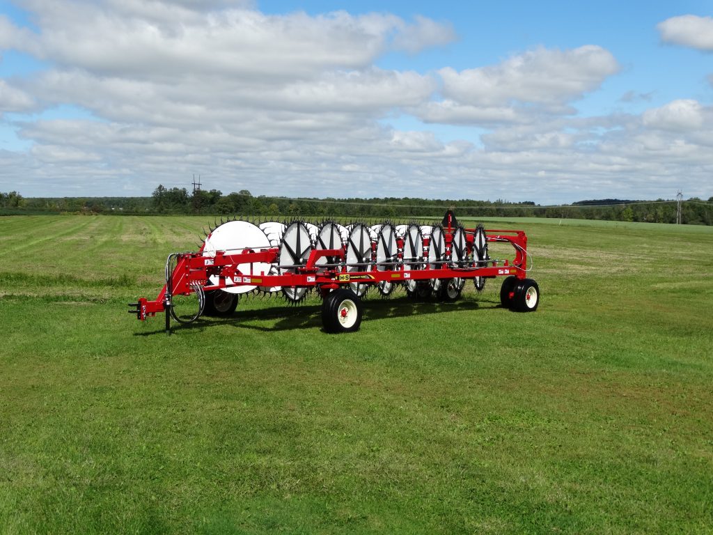H&S 7116 hi-capacity 16-wheel rake product