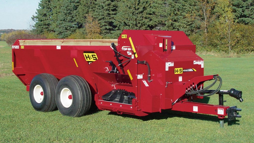 H&S 5120 Top Shot manure spreader product