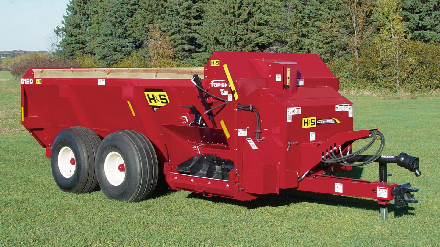 H&S 5120 Top Shot manure spreader product