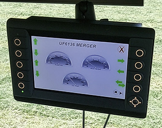 H&S 6136 Ultra-Flex merger in cab screen display controls