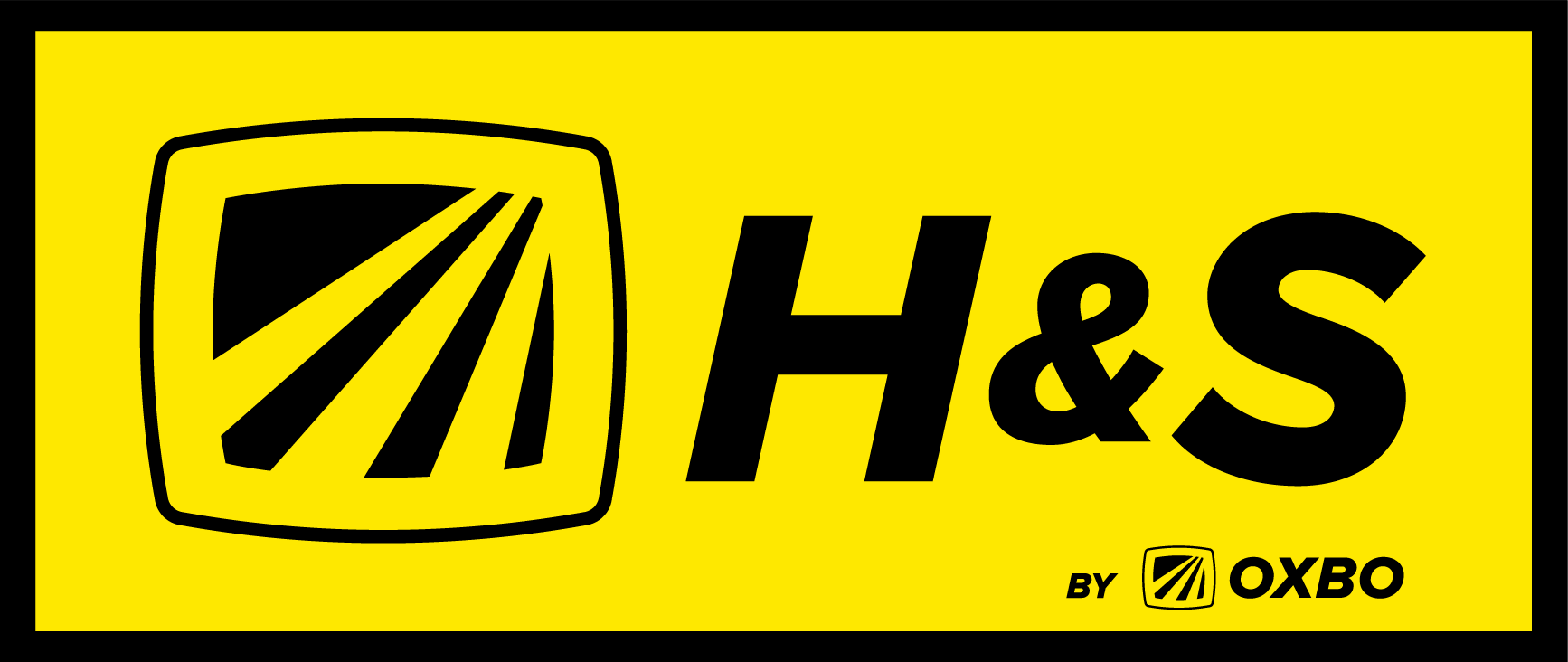 full H&S brand badge logo by Oxbo
